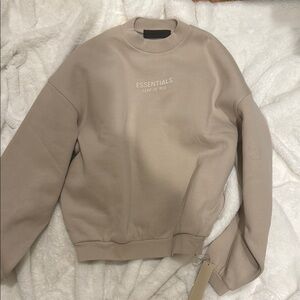 Essentials Fear of God Beige Sweatshirt
